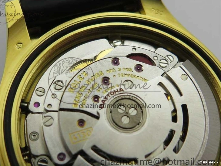 0412 Daytona 116518 Noob 1:1 Best Edition YG Plated 904L SS Case Goid Diamonds Dial on Black Rubber Strap SA4130 V4 (Free Extra Strap) Versatile 2587